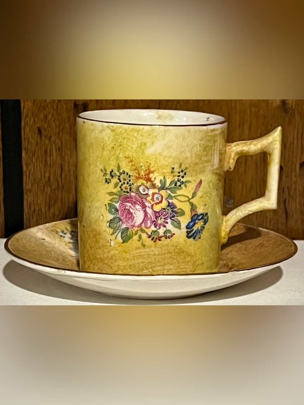 James Kent Fenton Made in England Demitasse Teacup and Saucer